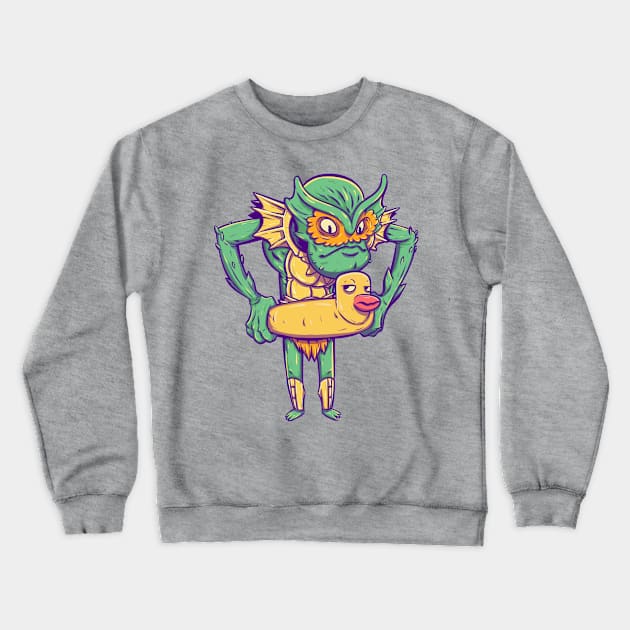 Merman Crewneck Sweatshirt by RobotBunny